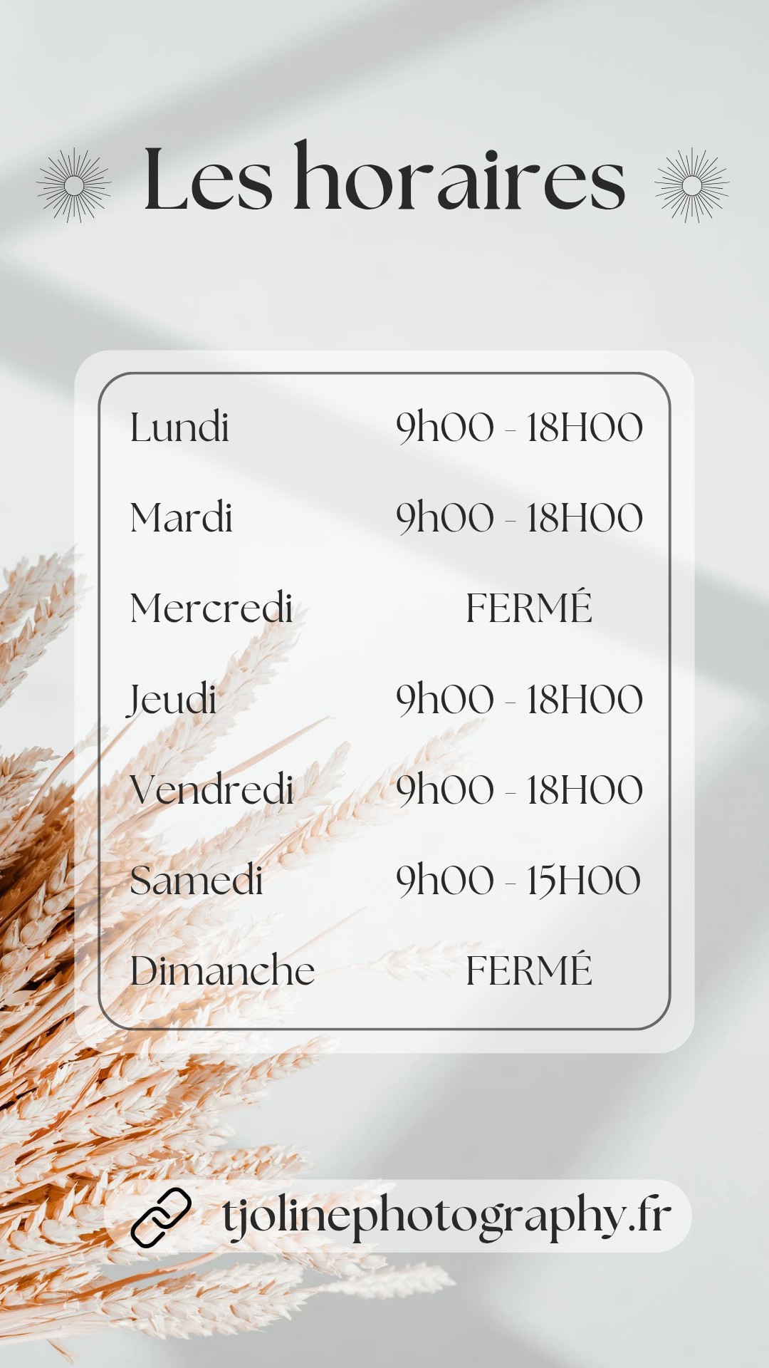 horaires TJ